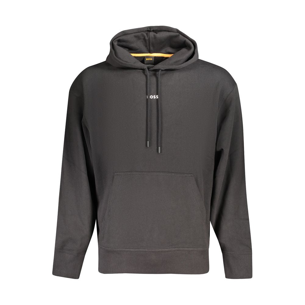 Hugo Boss Schwarzer Baumwollpullover