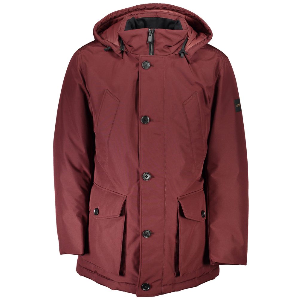Hugo Boss Rote Polyester-Jacke