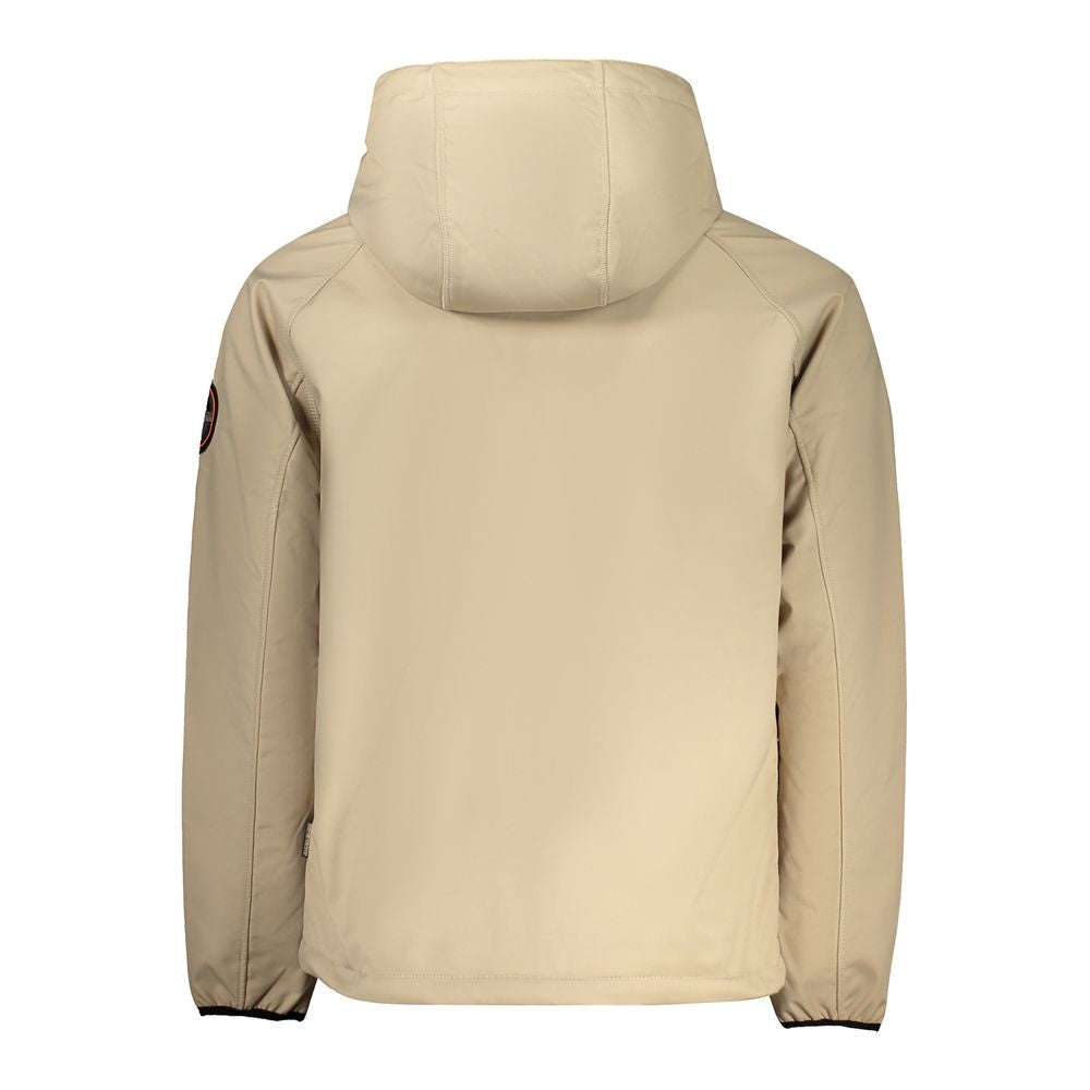 Napapijri Beige Recyceltes Polyester Herren Jacke