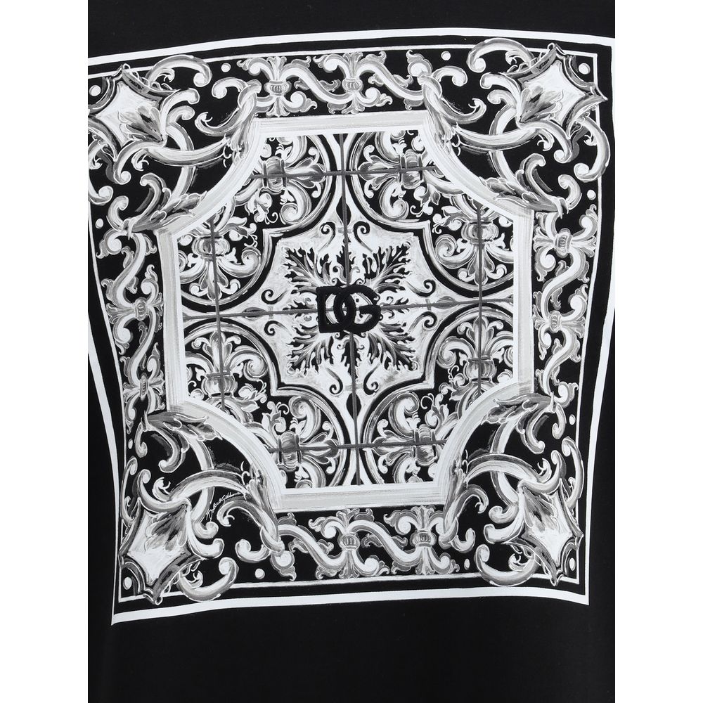 Dolce & Gabbana T-Shirt mit Barockdruck