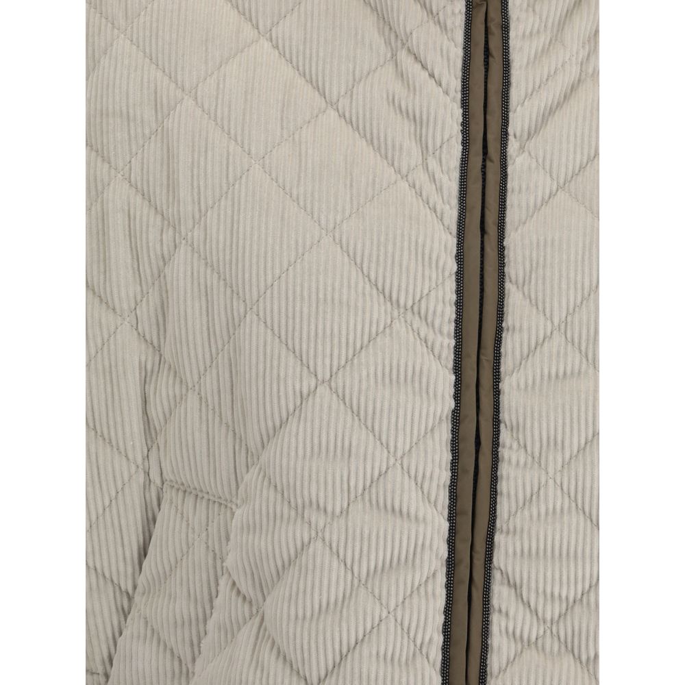 Brunello Cucinelli Steppjacke aus Kord