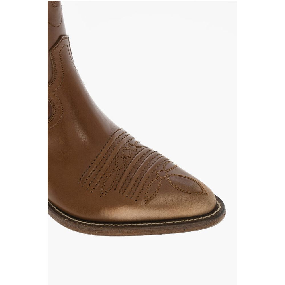Dsquared² Leder VINTAGE Texanische Stiefel