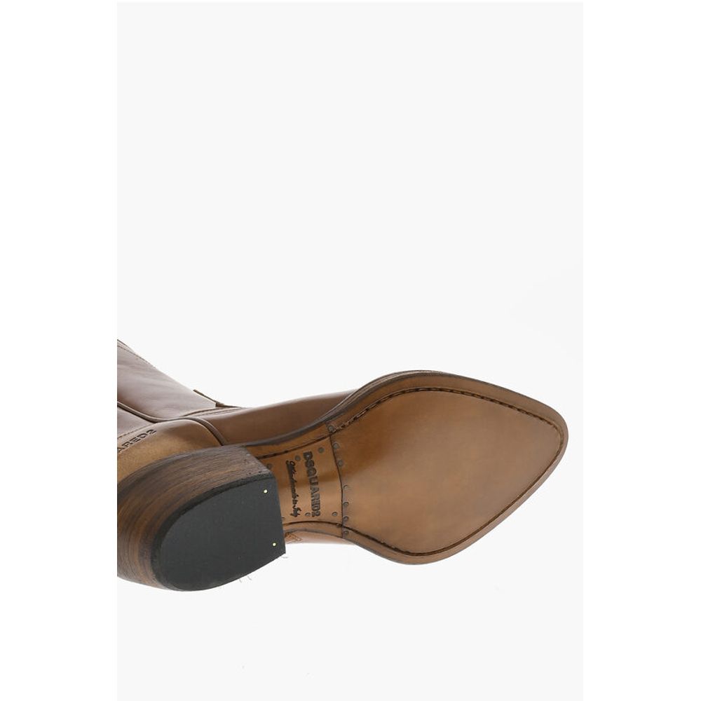 Dsquared² Leder VINTAGE Texanische Stiefel
