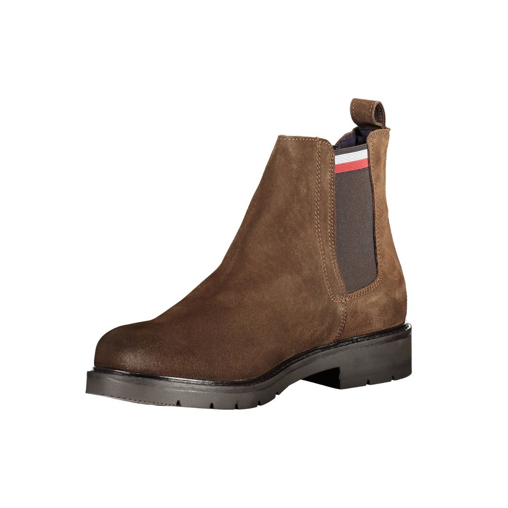 Tommy Hilfiger Brauner Polyester-Stiefel
