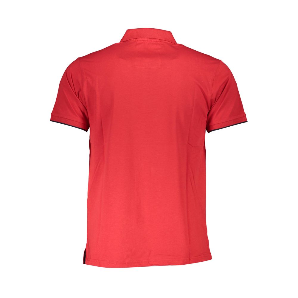 U.S. Grand Polo Rotes Baumwoll-Poloshirt