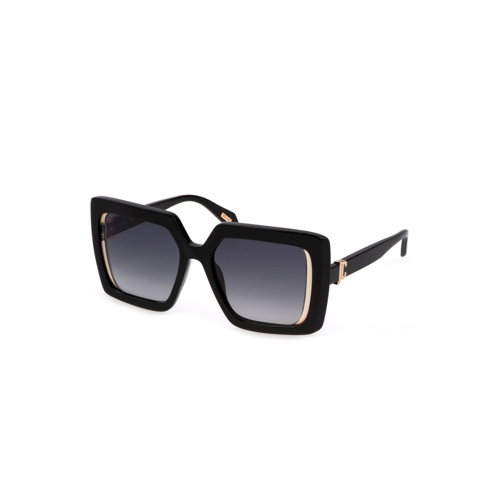 Just Cavalli Schwarze Plastiksonnenbrille