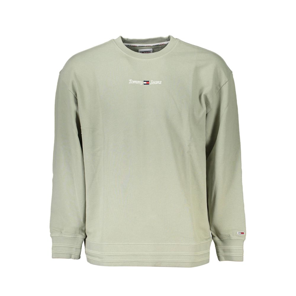 Tommy Hilfiger Grüner Baumwollpullover