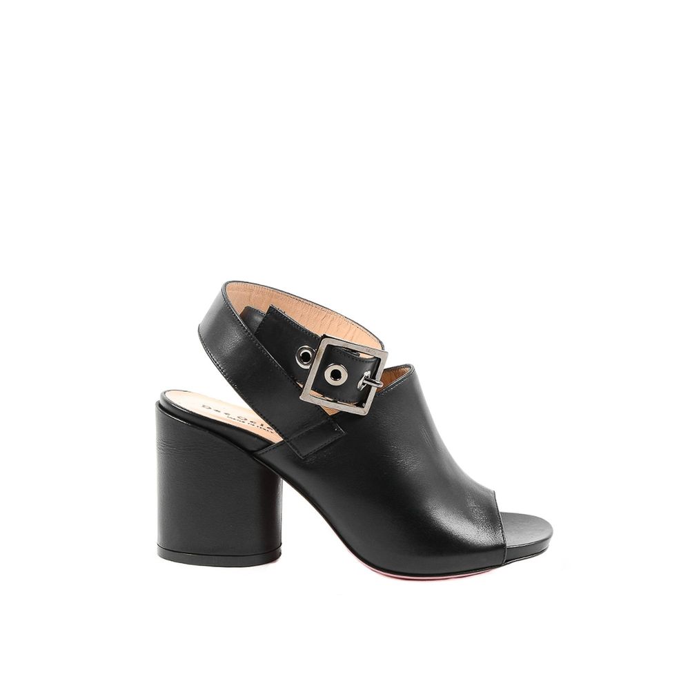 Dee Ocleppo Schwarze Lederpumps mit hohem Absatz