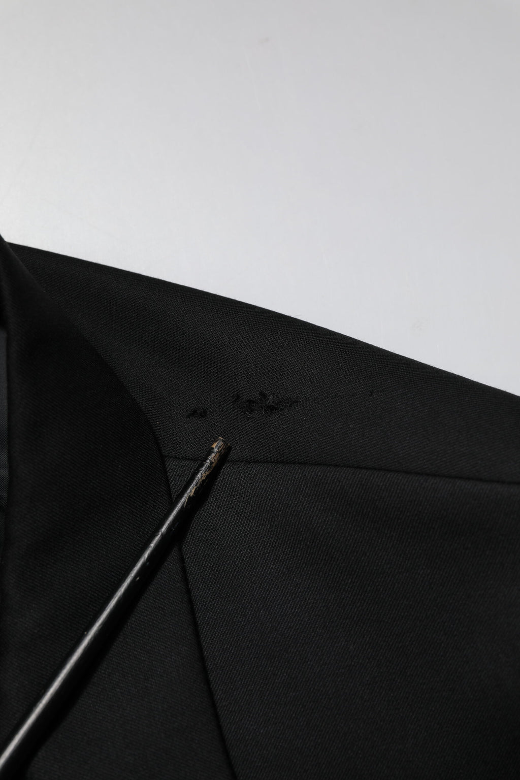 Emporio Armani Schwarzer Zweireiher Herren Jacke Anzug Blazer