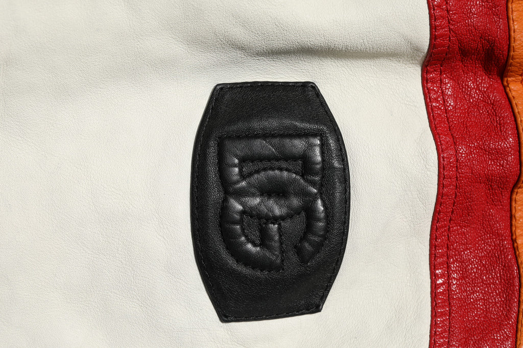 Dolce & Gabbana Multicolor Lammfell konisch zulaufende Herrenhosen