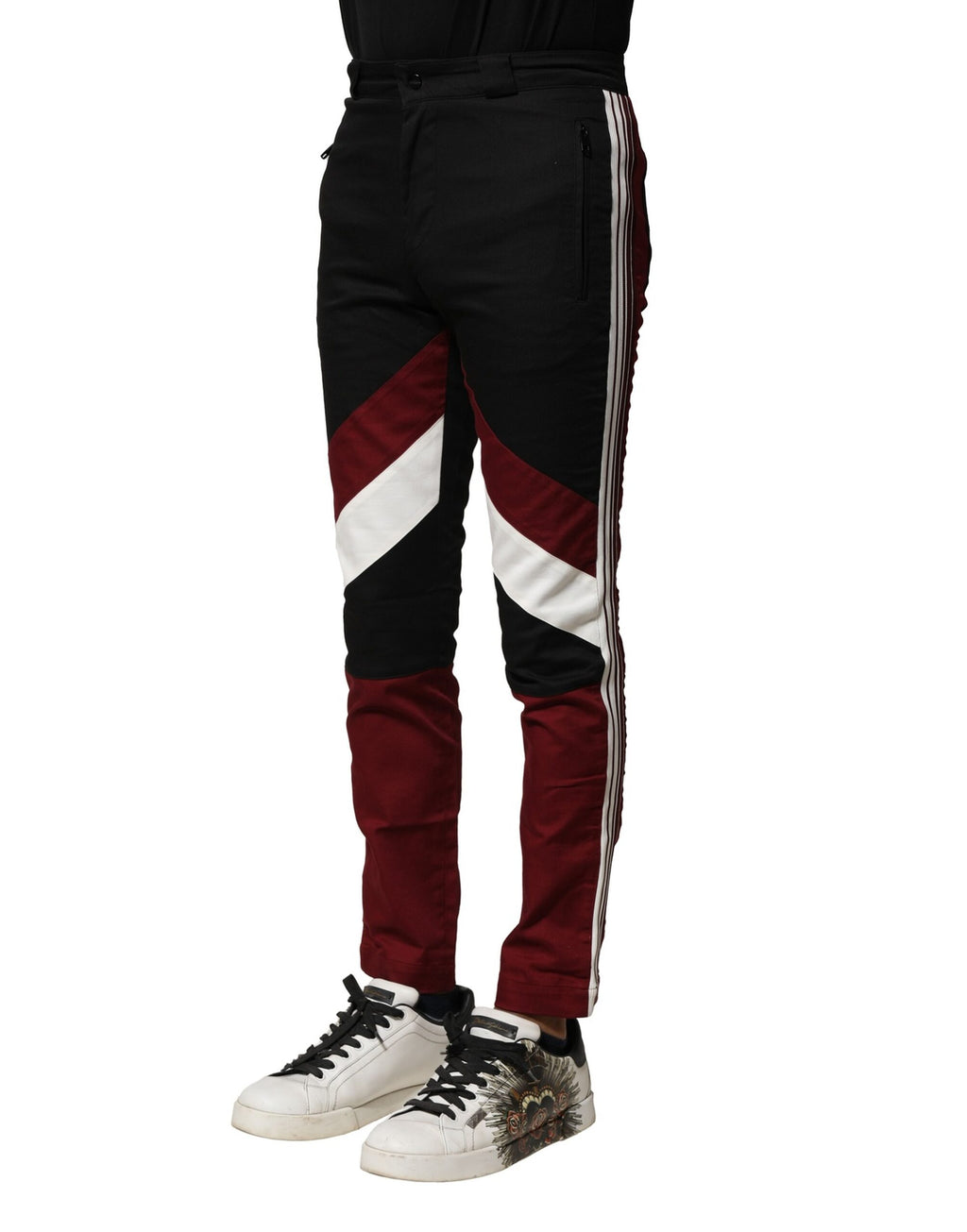 Dolce & Gabbana Multicolor Baumwoll-Jogger-Hose für Männer