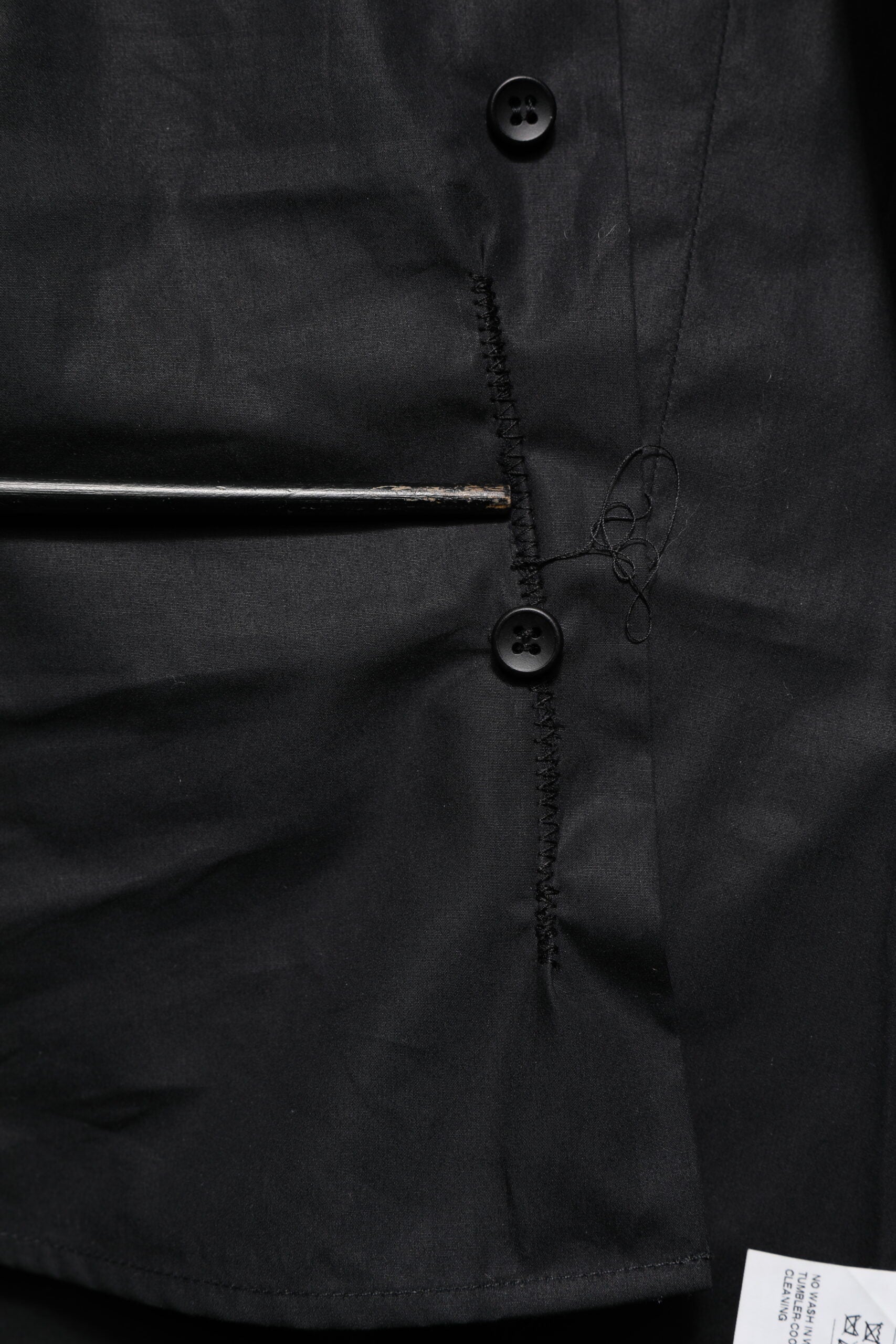 Dolce & Gabbana Schwarzes Baumwollhemd GOLD mit langen Ärmeln