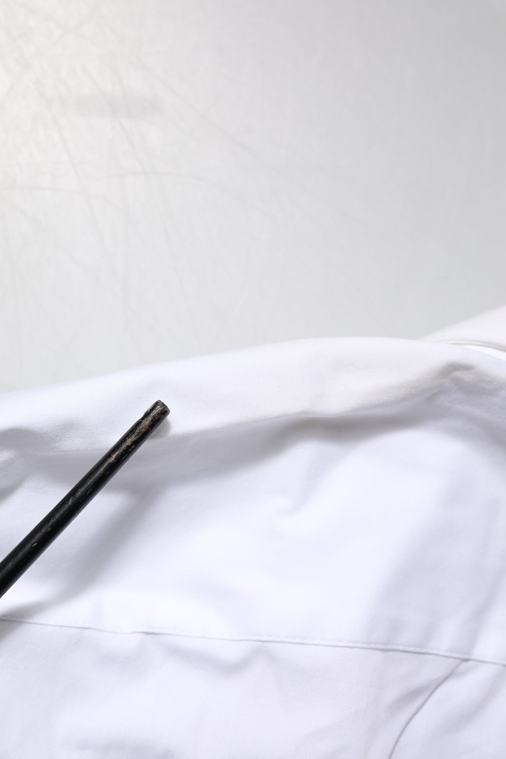 Dolce & Gabbana Weißes GOLD Baumwollkragenhemd Top