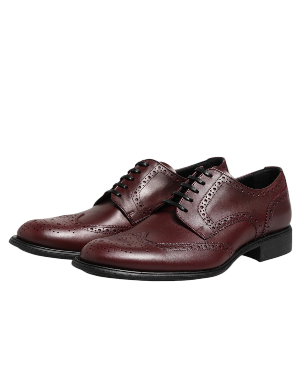 Dolce & Gabbana Bruine Leren Veterschoenen