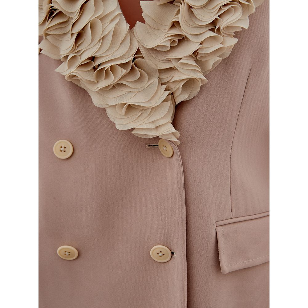 Lardini Grauer Polyester-Mantel