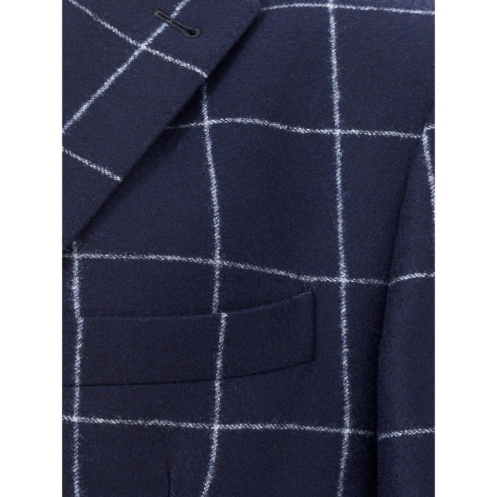 Malo Blauer Wollblazer