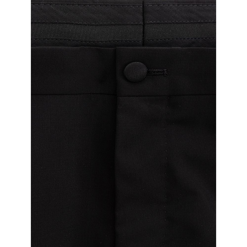 Dolce & Gabbana Schwarze Wollhose