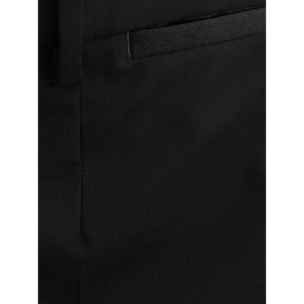 Dolce & Gabbana Schwarze Wollhose