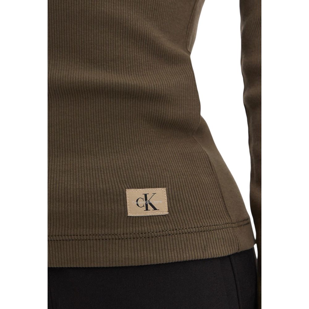 Calvin Klein Jeans Grüne Baumwoll-Sportbekleidung