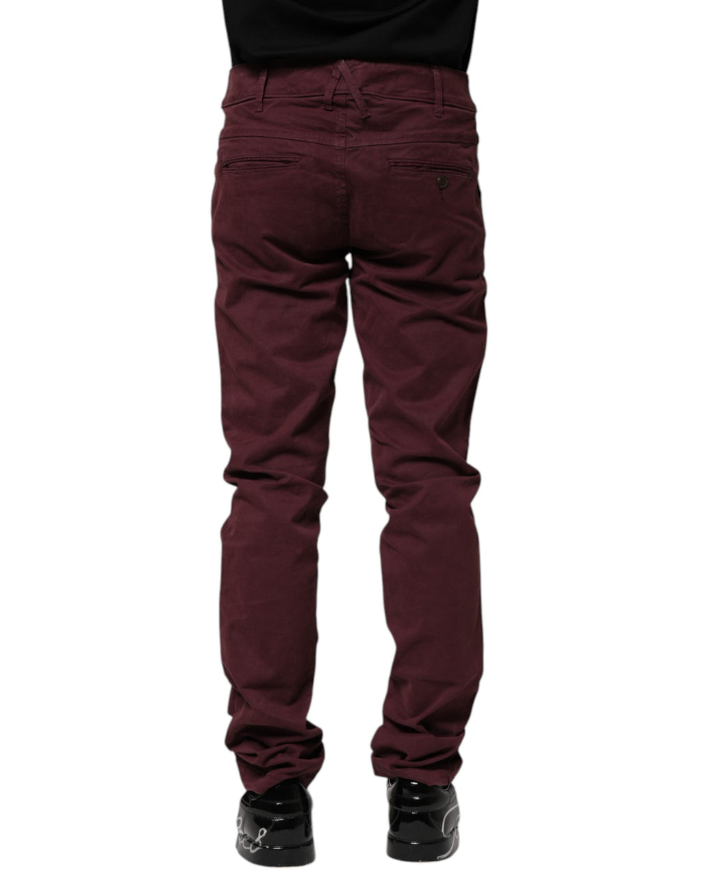 CYCLE Maroon Cotton Stretch Skinny Fit Herren Denim Jeans