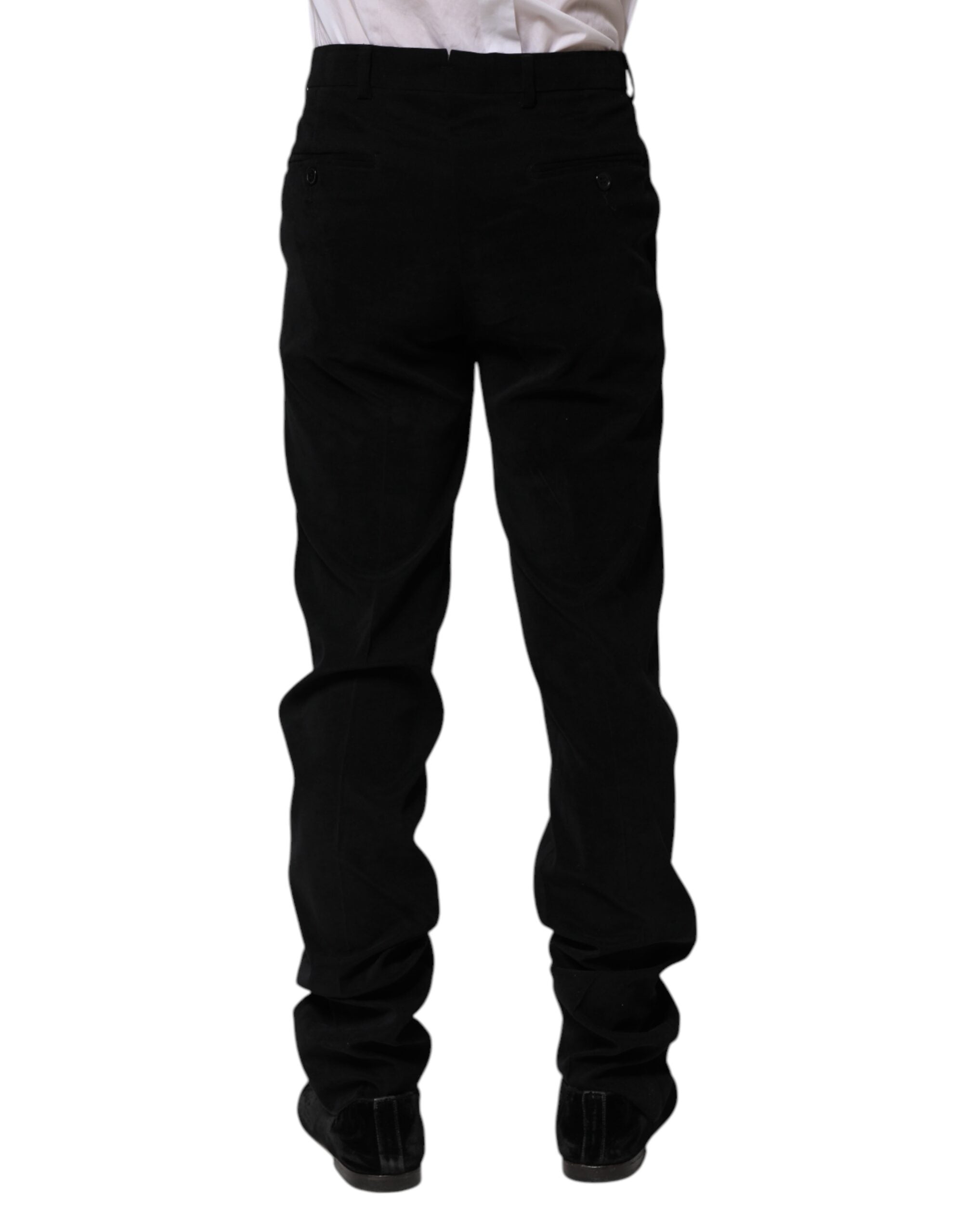 BENCIVENGA Schwarzes Kleid mit mittlerer Taille Formelle Hose