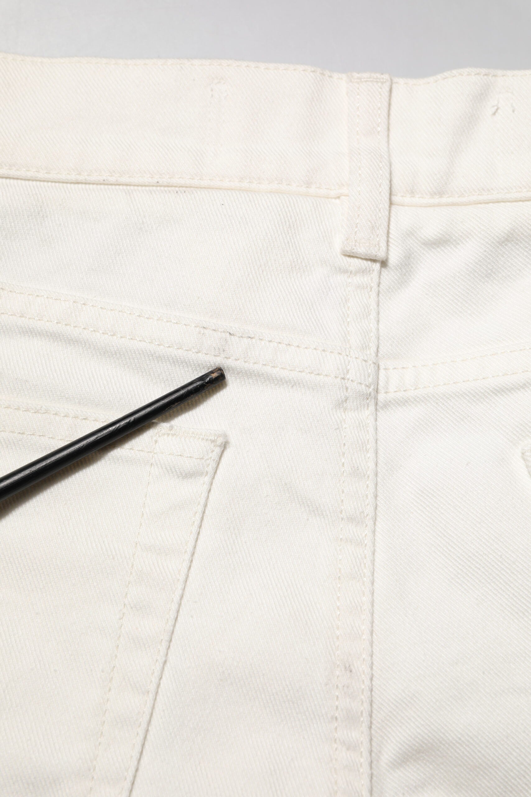 Dolce & Gabbana Weiße Baumwolle Skinny Männer Denim Jeans