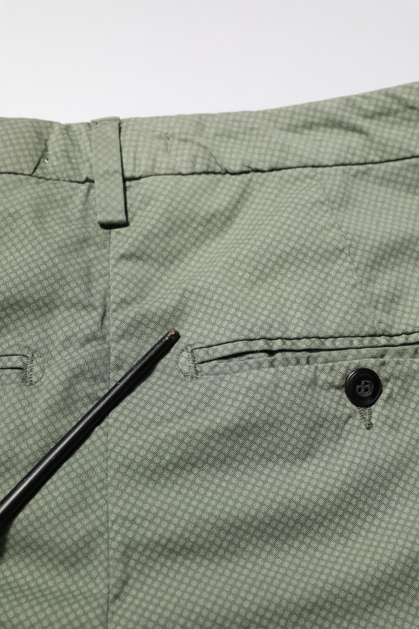 Dondup Grüne Skinny Fit Freizeithosen mit mittlerer Taille