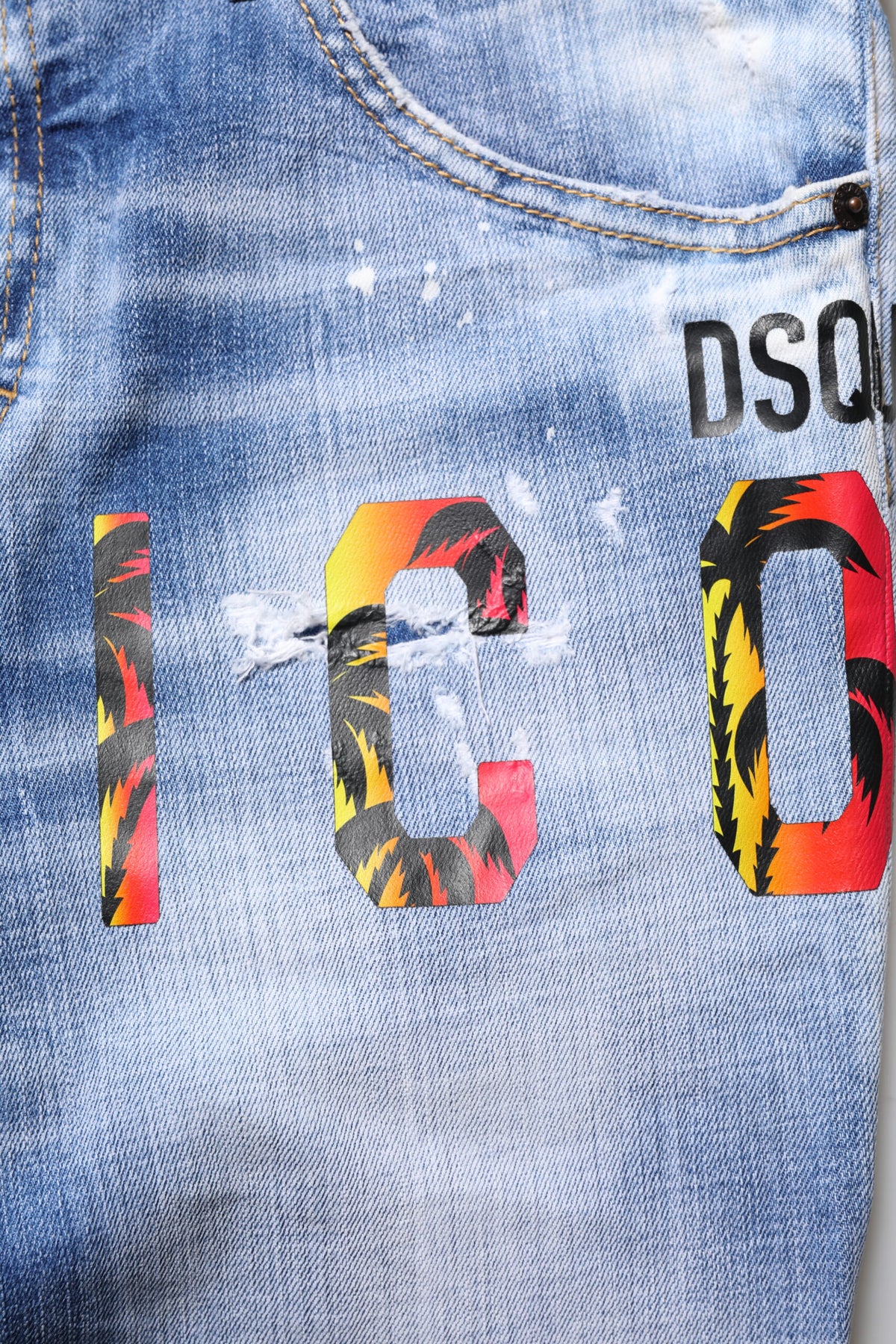 Dsquared² Blauwe Katoenen Skinny Jeans met Middelhoge Taille en Wassing