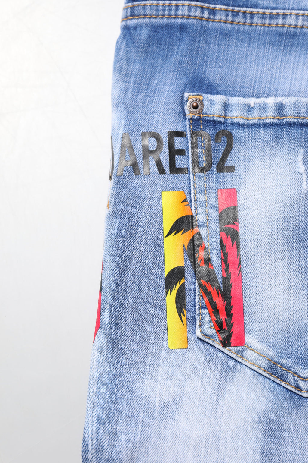 Dsquared² Blauwe Katoenen Skinny Jeans met Middelhoge Taille en Wassing