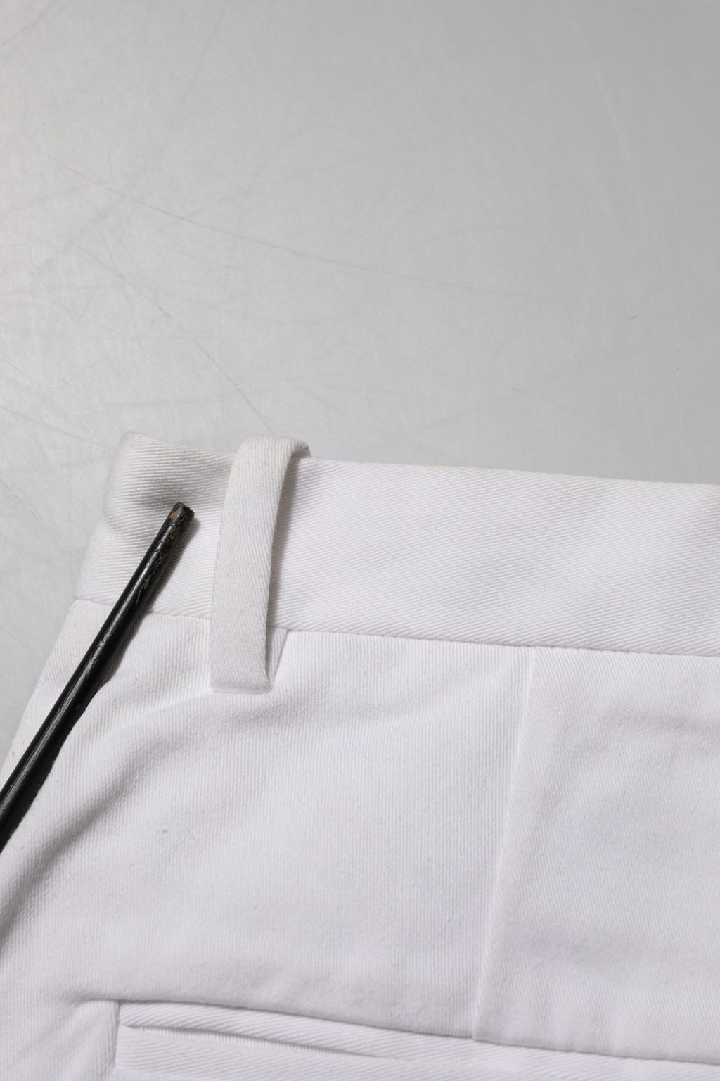 Dolce & Gabbana Weiße Bermuda-Shorts aus Baumwolle mit mittlerer Taille für Frauen