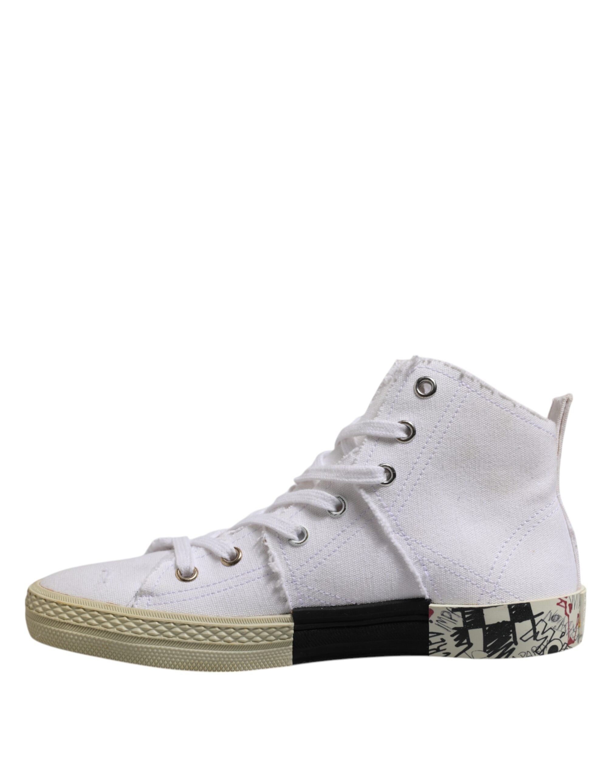 Maison Margiela Weiß Lace Up Mid Top Frauen Turnschuhe Schuhe