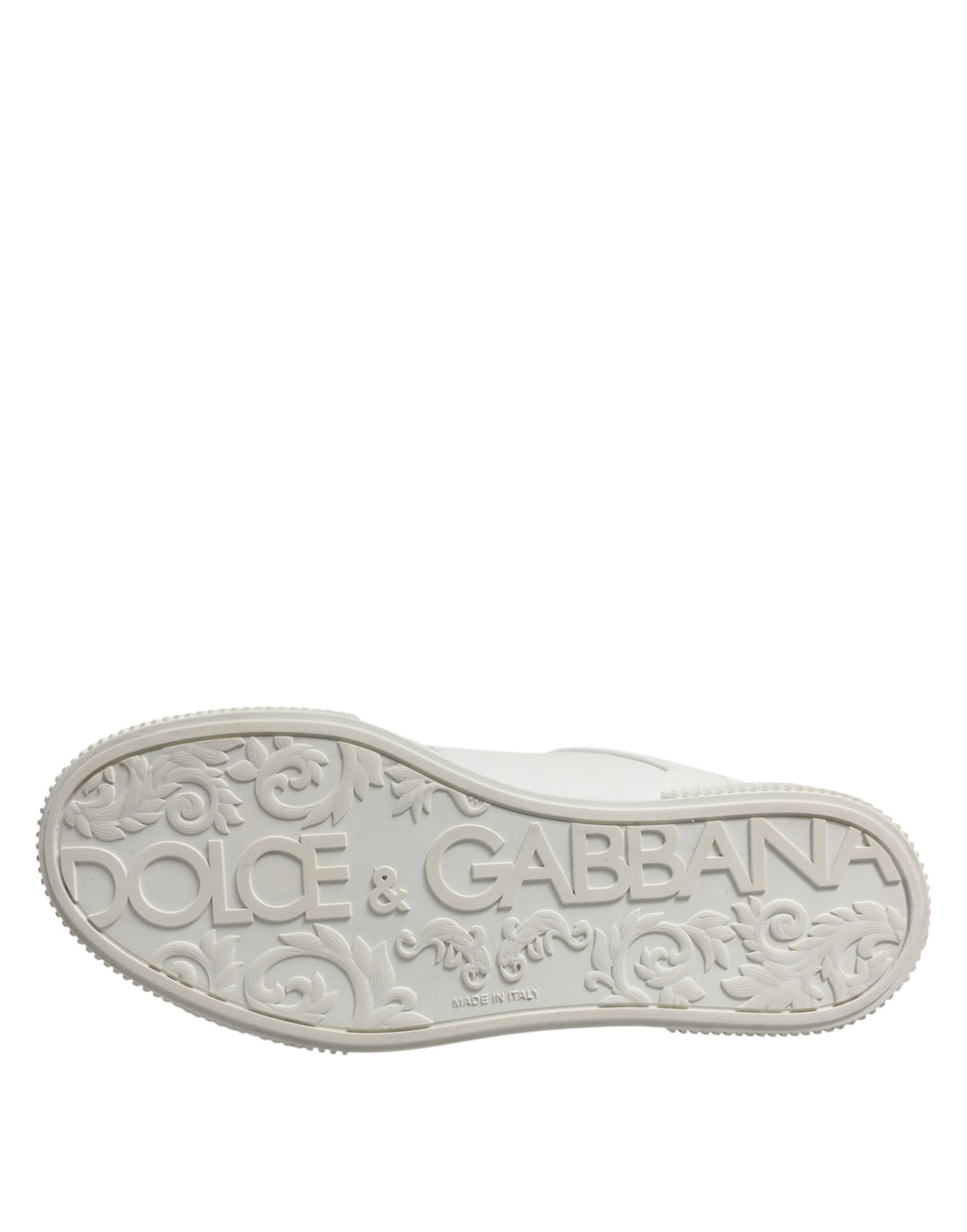 Dolce & Gabbana Weiß Miami Leder Low Top Männer Turnschuhe Schuhe