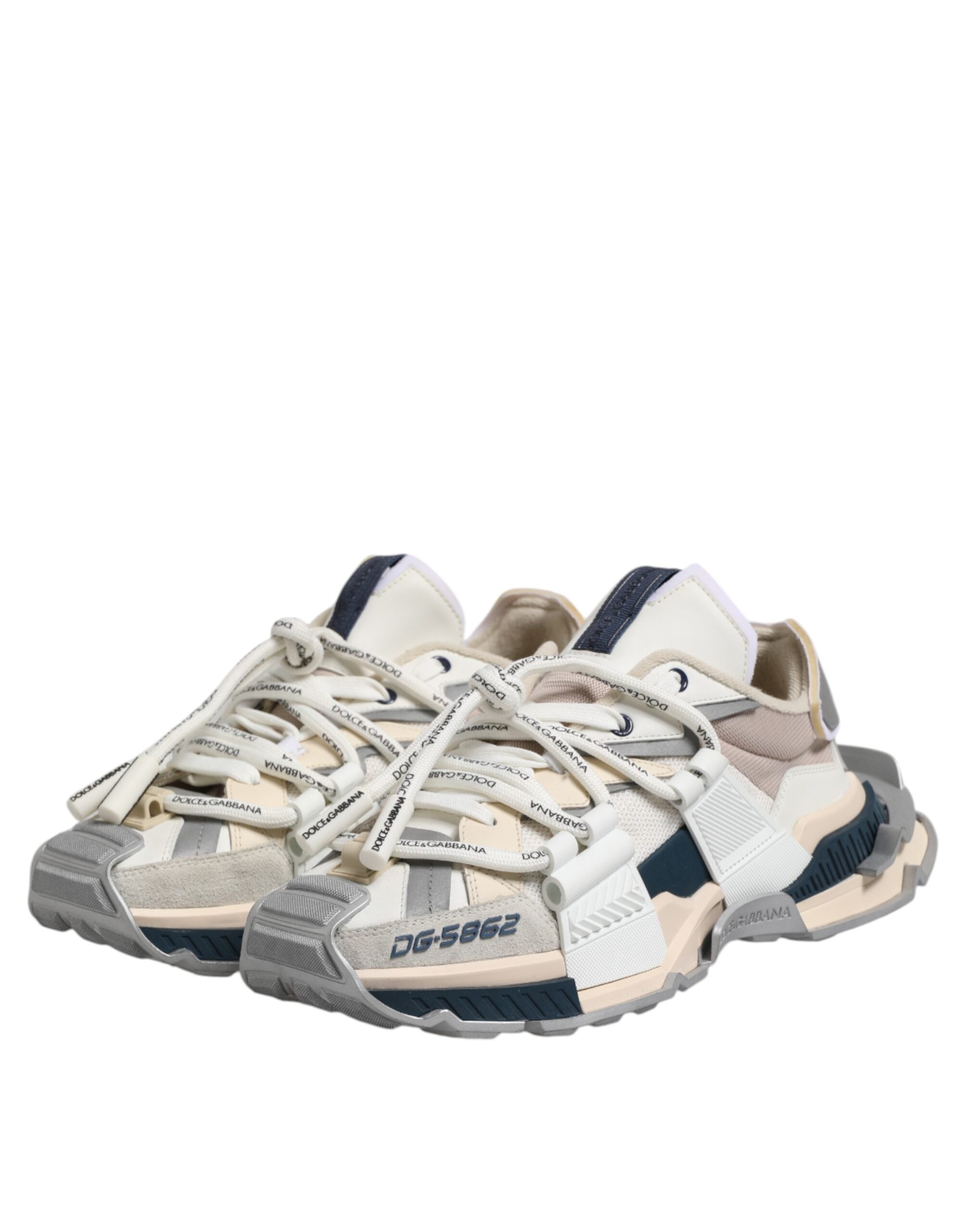 Dolce & Gabbana Multicolor Space Low Top Männer Turnschuhe Schuhe