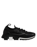 Dolce & Gabbana Black SORRENTO Sport Stretch Sneakers Shoes