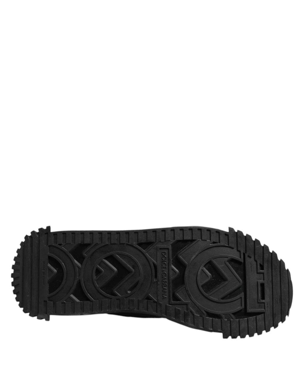 Dolce & Gabbana Schwarz Logo Lace Up Low Top NS1 Turnschuhe Schuhe