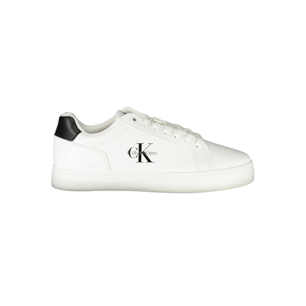 Calvin Klein Weißes Leder Herren Sneaker