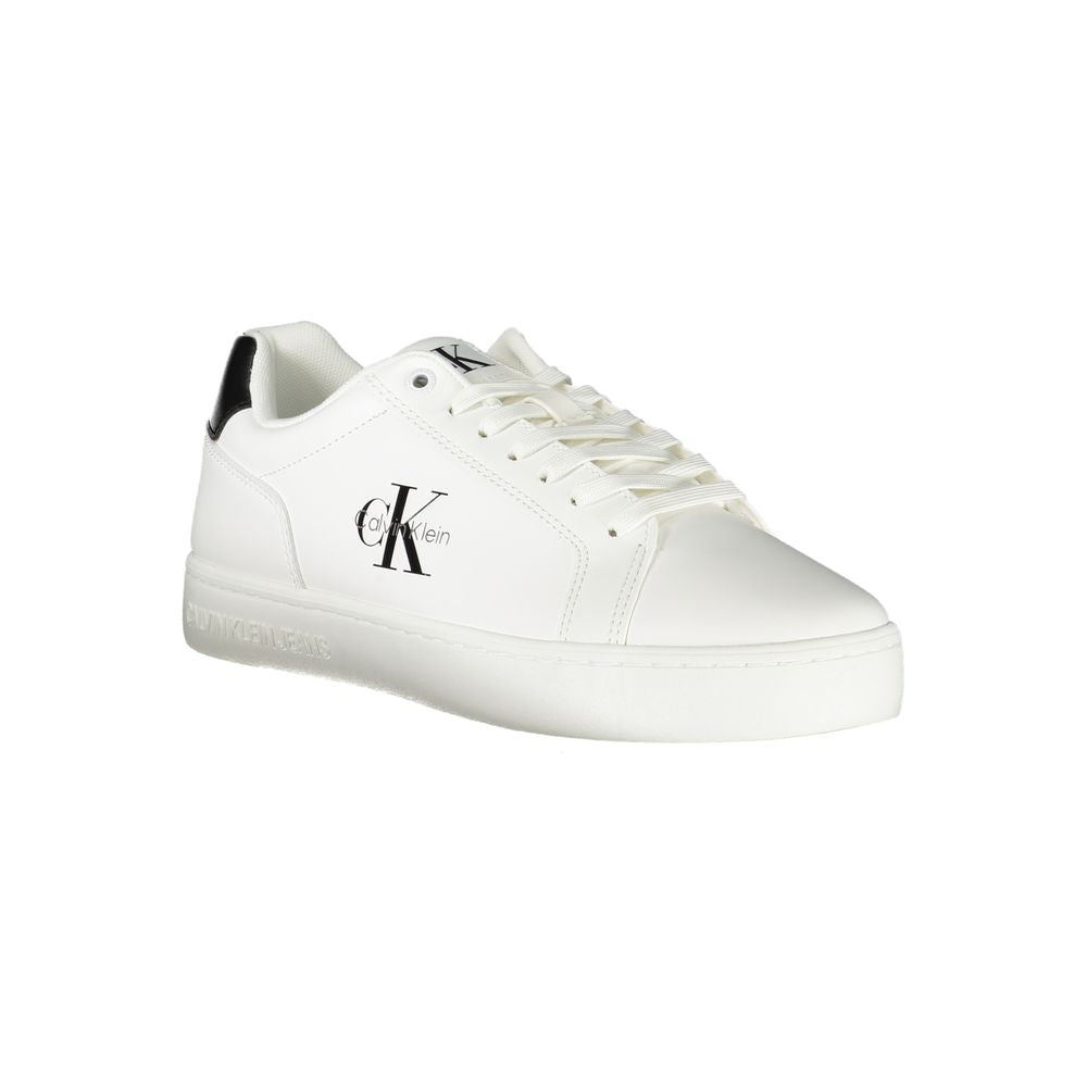 Calvin Klein Weißes Leder Herren Sneaker