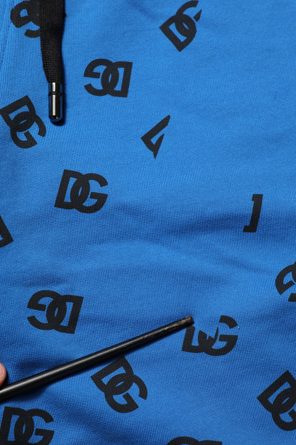 Dolce & Gabbana Blaue Logo-Print-Jogginghose für Männer Sweatpants