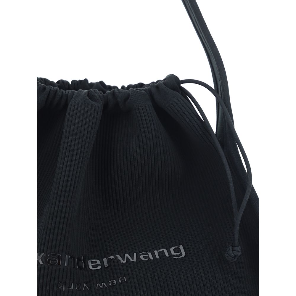 Alexander Wang Schwarze Polyester-Handtasche