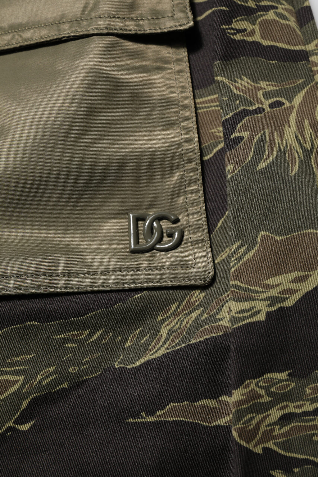 Dolce & Gabbana Multicolor Cargo Tarnhose