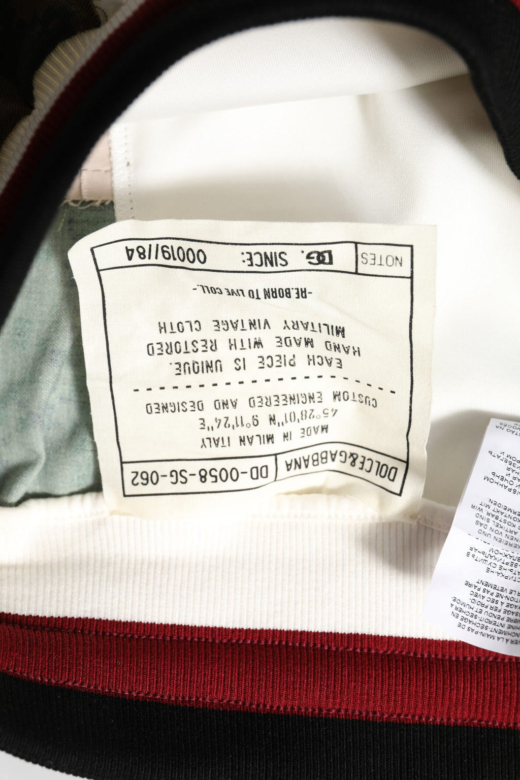 Dolce & Gabbana Weiße Patchwork-Jogginghose für Männer