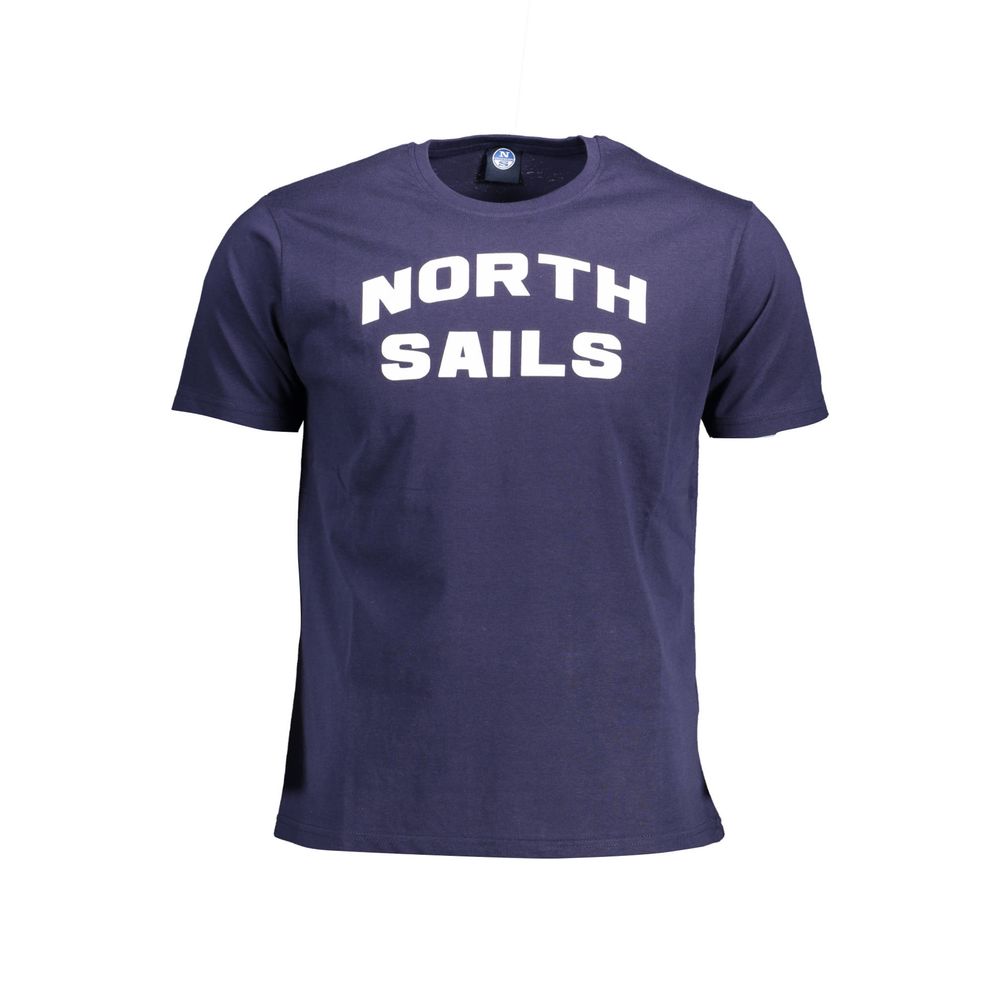 North Sails T-Shirt aus blauer Baumwolle