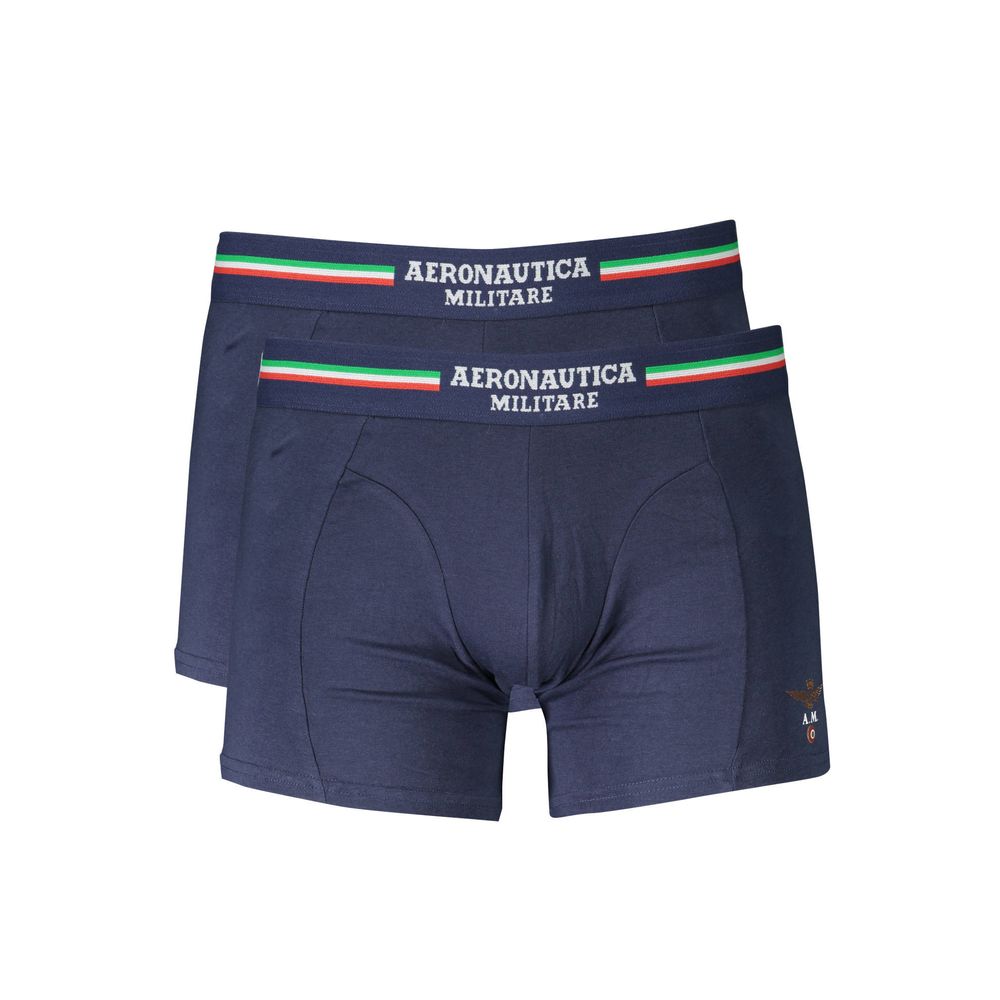 Aeronautica Militare Blaue Baumwollunterwäsche