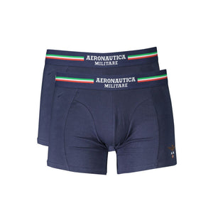 Aeronautica Militare Blaue Baumwollunterwäsche