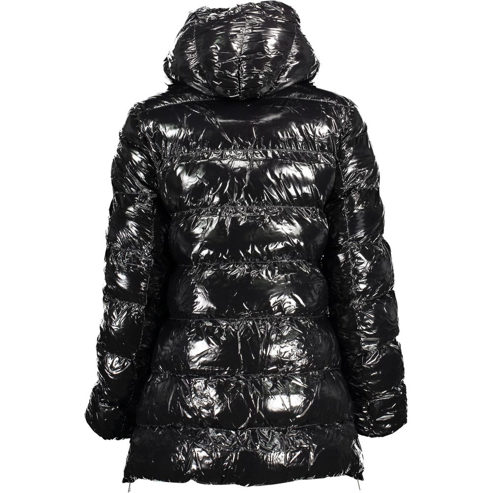 U.S. POLO ASSN. Schwarze Polyesterjacken &amp