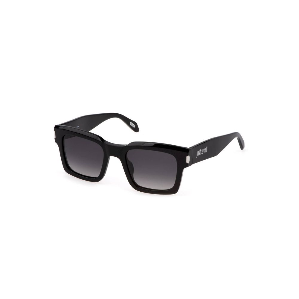 Just Cavalli Schwarze Plastiksonnenbrille
