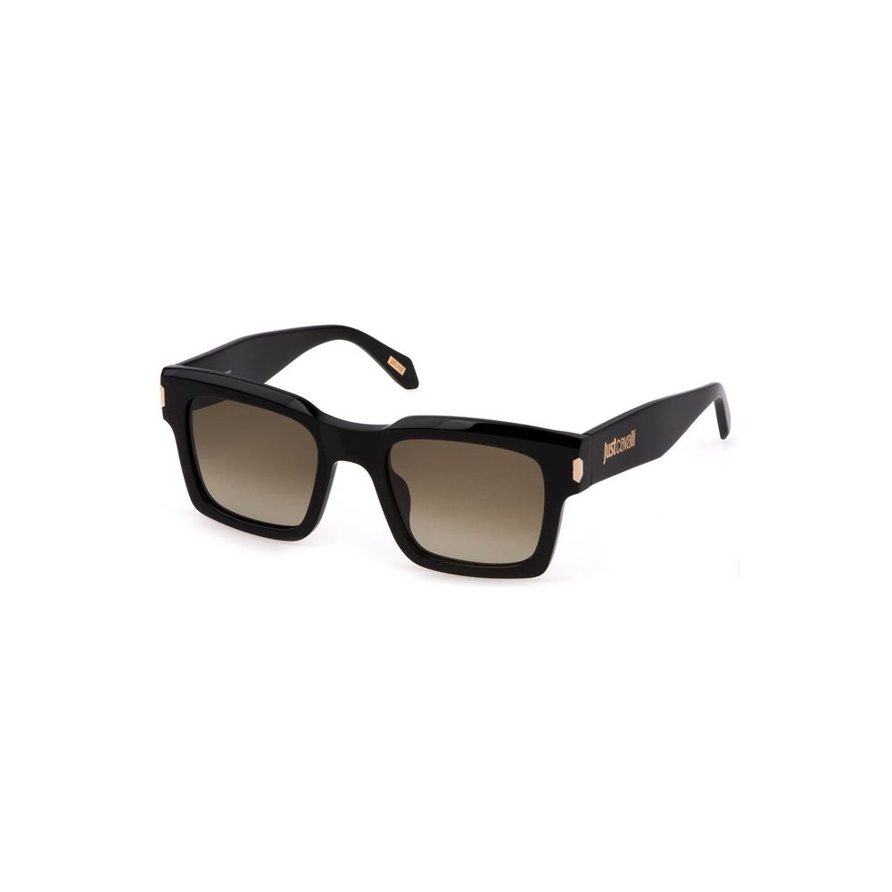 Just Cavalli Schwarze Plastiksonnenbrille