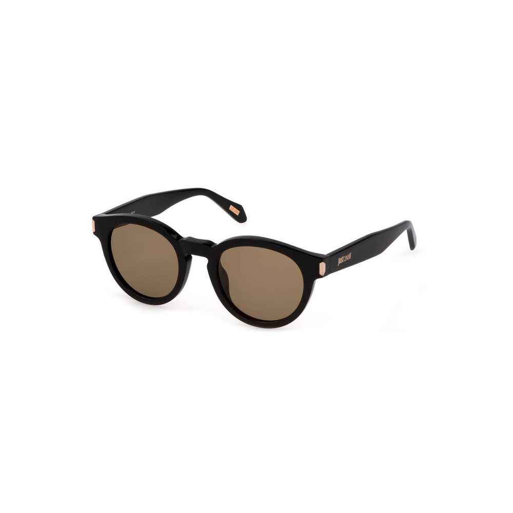 Just Cavalli Schwarze Plastiksonnenbrille