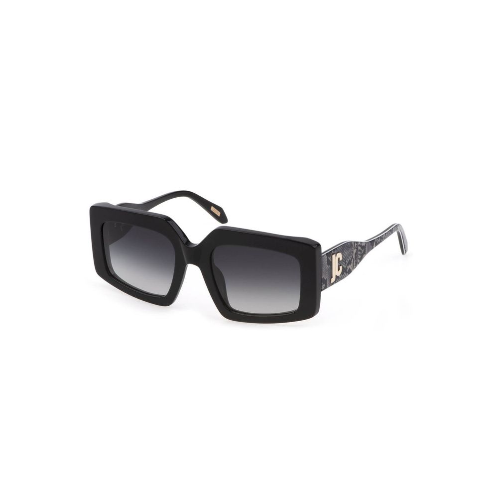 Just Cavalli Schwarze Plastiksonnenbrille