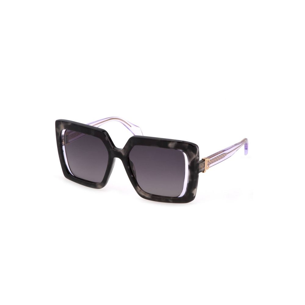 Just Cavalli Schwarze Plastiksonnenbrille